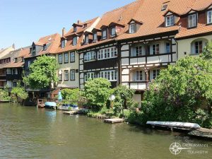 Alte Fischerhäuser im "Klein Venedig" von Bamberg