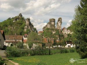 Auf der Wanderung durch Tüchersfeld