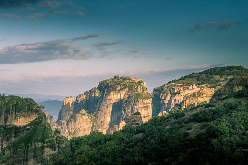 Meteora Klöster nahe der Stadt Kalambaka in Thessalien