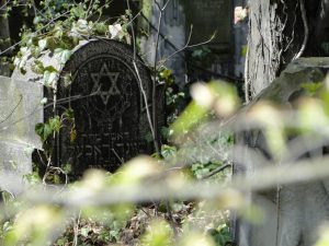 Grabmal auf dem Neuen Jüdischen Friedhof in Łódź