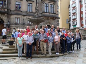 Die Reisegruppe aus Mitgliedern und Freunden der DPG Senden in Glatz